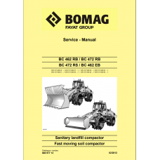Bomag BC 462 RB, BC 472 RB, BC 472 RS, BC 562 EB Service Manual
