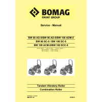 Bomag BW 80 AD-5, BW 90 AD-5, BW 100 ADM-5, BW 90 SC-5, BW 100 SC-5, BW 100 ACM-5, BW 100 SCC-5 Service Manual
