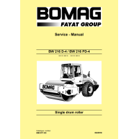 Bomag BW 216 D-4, BW 216 PD-4 Service Manual