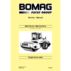 Bomag BW 216 D-4, BW 216 PD-4 Service Manual