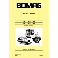 Bomag BW 211 D-4, BW 211 PD-4, BW 213 D-4, BW 213 PD-4 Service Manual