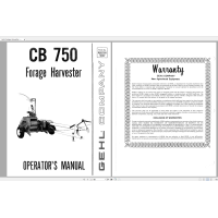 Gehl Heavy Equipment Agricultural Legacy Operators Manual