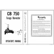 Gehl Heavy Equipment Agricultural Legacy Operators Manual