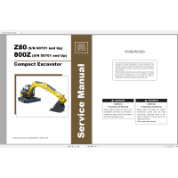 Gehl Heavy Equipment Excavator Service Manual