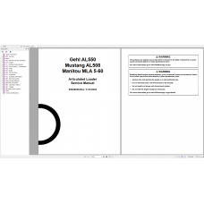 Gehl Heavy Equipment Articulated Loader Service Manual