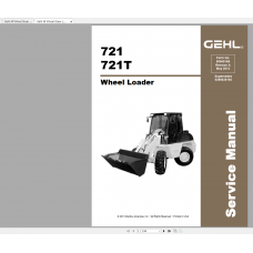 Gehl Heavy Equipment All Wheel Steer Loader Service Manual