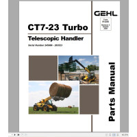 Gehl Heavy Equipment Telehandler Parts Manual