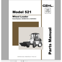 GEHL Heavy Equipment All Wheel Steer Parts Manual