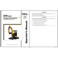 Gehl Machinery Heavy Equipment Operator Manuals