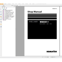 Komatsu Machine Shop Manual Collection №1