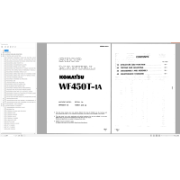 Komatsu Trash Compactors Shop Manual, Operator, Maintenance Manual