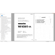 Komatsu Trash Compactors Shop Manual, Operator, Maintenance Manual