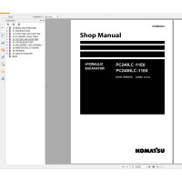 Komatsu Hydraulic Excavator Shop Manual, Operator Maintenance & Circuit Diagram Collection №2