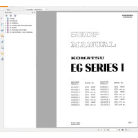 Komatsu Generator Sets Shop Manuals