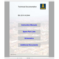 Bauer Foundation Machine Service Manual, Instruction, Schematic Manual Collection №2