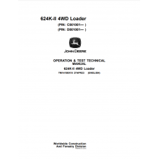 John Deere Loader 624K Series 2 Operation And Test Manual