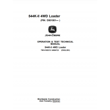 John Deere Loader 544K Series 2 Operation And Test Manual