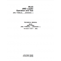 John Deere Loader WL53 Operation And Test Manual
