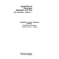 Hitachi Excavator Zaxis 670LC-6 Technical Manual