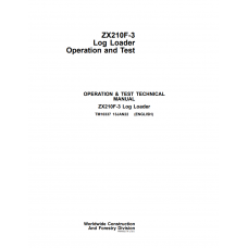 Hitachi Log Loader Zaxis 210F-3 Technical Manual