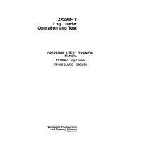 Hitachi Log Loader Zaxis 290F-3 Technical Manual
