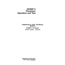 Hitachi Processor Zaxis 290F-3 Technical Manual