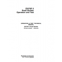 Hitachi Road Builder Zaxis 370F-3 Technical Manual