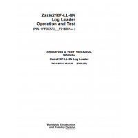 Hitachi Log Loader Zaxis 210F-LL-6N Technical Manual